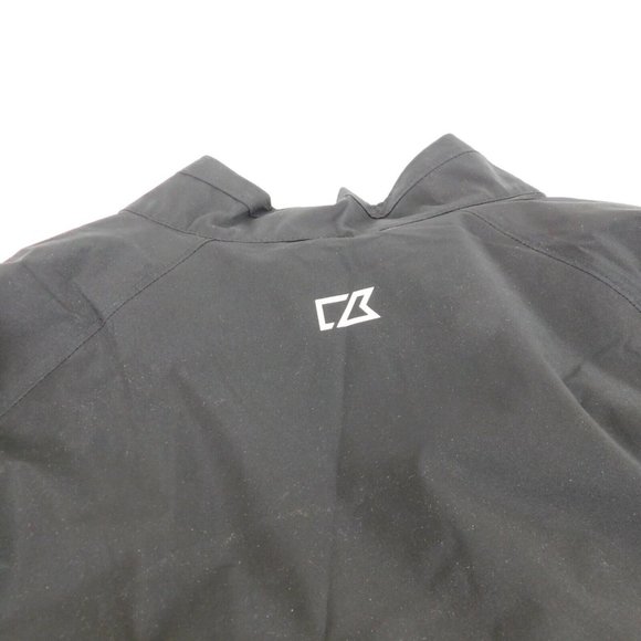 Cutter Buck Mens Blk XXL Long Sleeve WeatherTec Summit Golf Half Zip Jacket USNR - Picture 11 of 12